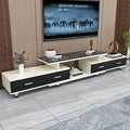 Four-drawer warm white and black door model [1.8- 2.4m ]
