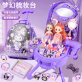 Kuromi play house dressing table suitcase accessories suit toy girls princess luggage storage puzzle