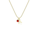 new arrival women's initial birthstone necklace fashion 14k gold-plated letter casualeasiest for match clavicle chain