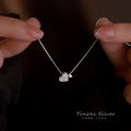Zircon double heart necklace for women, 2025 new arrival, light luxury, minimalist, sweet, niche, high-end clavicle chain - perfect gift for her
