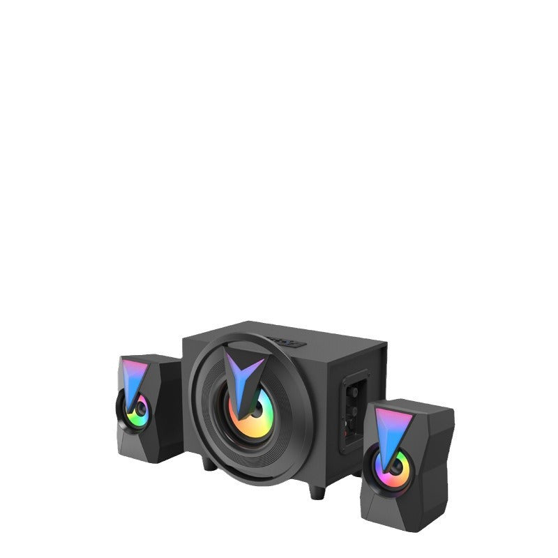 Wooden 2.1 multimedia subwoofer bluetooth speaker with usb and card slot for mobile phones and laptops