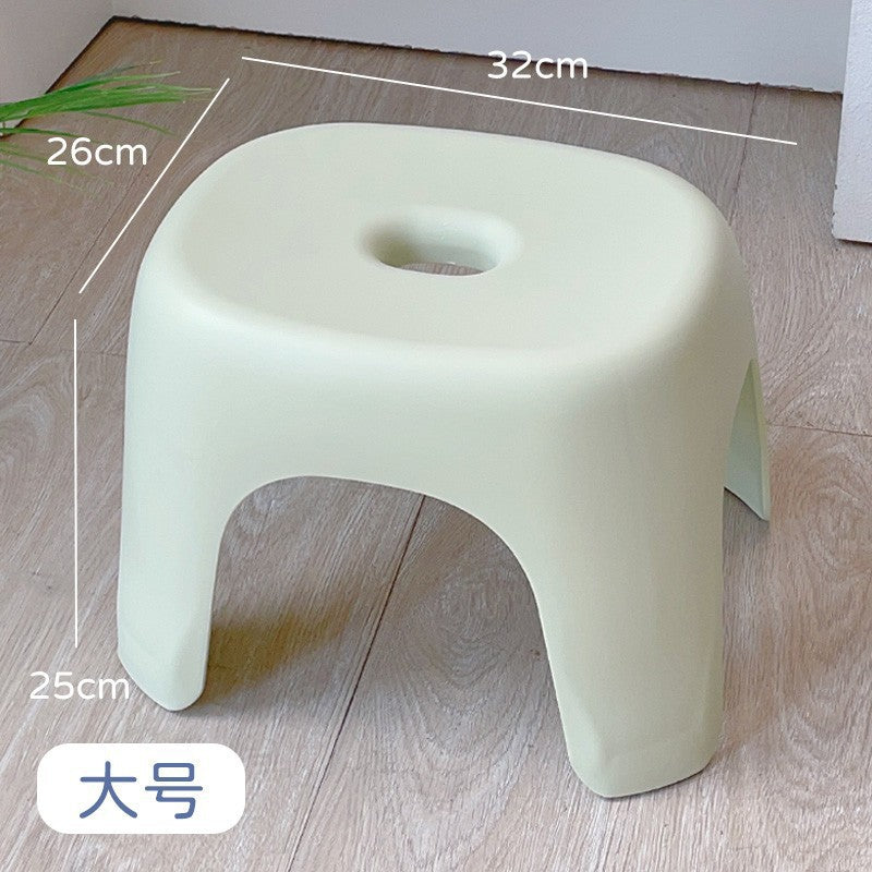 Plastic stool kids washbasin step stool for homethickened small stool adult non-slip stool shoe changing stool low stool