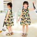 Pure cottongirlskirt baby summer dress little girl infant child 1dress2 child 3 years old summer