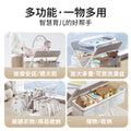 Baby changing table - newborn diaper changing, bathing, massage, and bed - foldable multifunctional baby bed