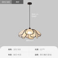 French cream style petal chandelier adjustable restaurant light, vintage retro petal lamp, high-end dining table lamp for dining room
