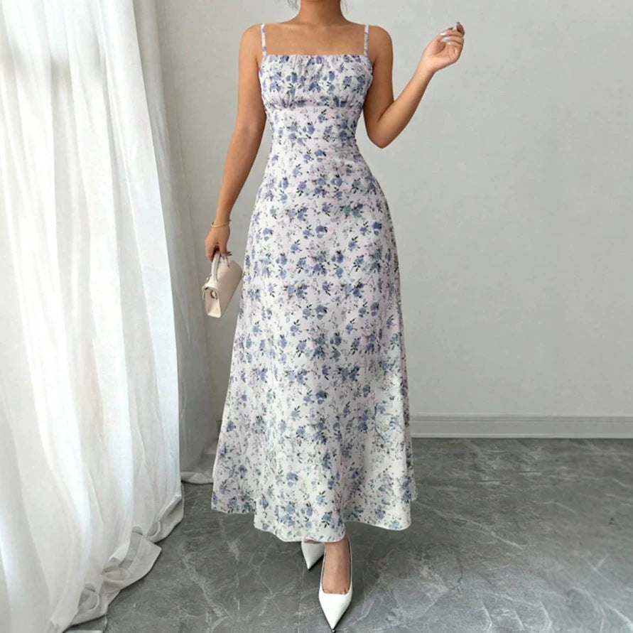 european and american summer new arrivals: french chic elegant camisole dress