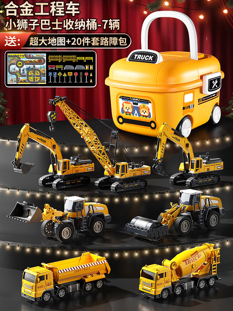 Bejies excavator alloy construction vehicle set model - toy bulldozer for boys & kids - birthday gift