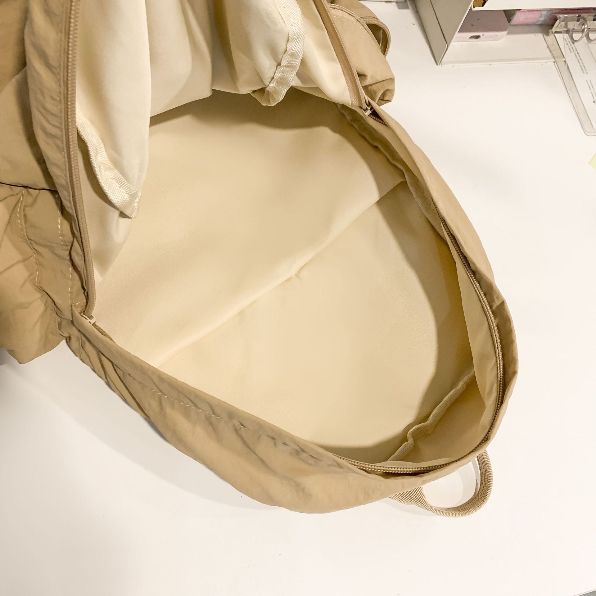 New trendy junior high school student schoolbag fashionable versatile small fresh backpack large capacity commuter travel backpack