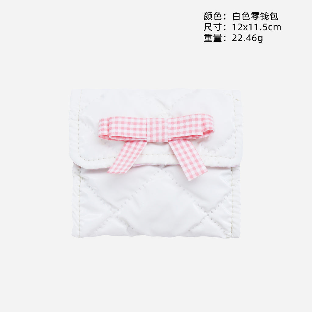 Small fresh cosmetic bag, portable and high-value women's bag, small in the bag, waterproof storage bag, change bag, earphone bag.