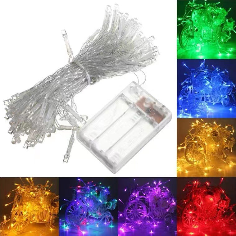 LED battery box light string indoor gift box cake bouquet decorative light string USB gypsy atmosphere light string wholesale