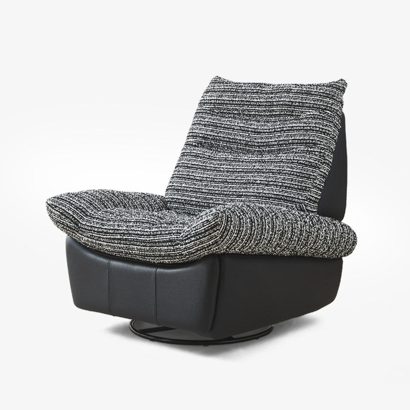 Overseas version smart electric leather lazy sofa space capsule multifunctional lazy rocking chair rotatable reclining single chair