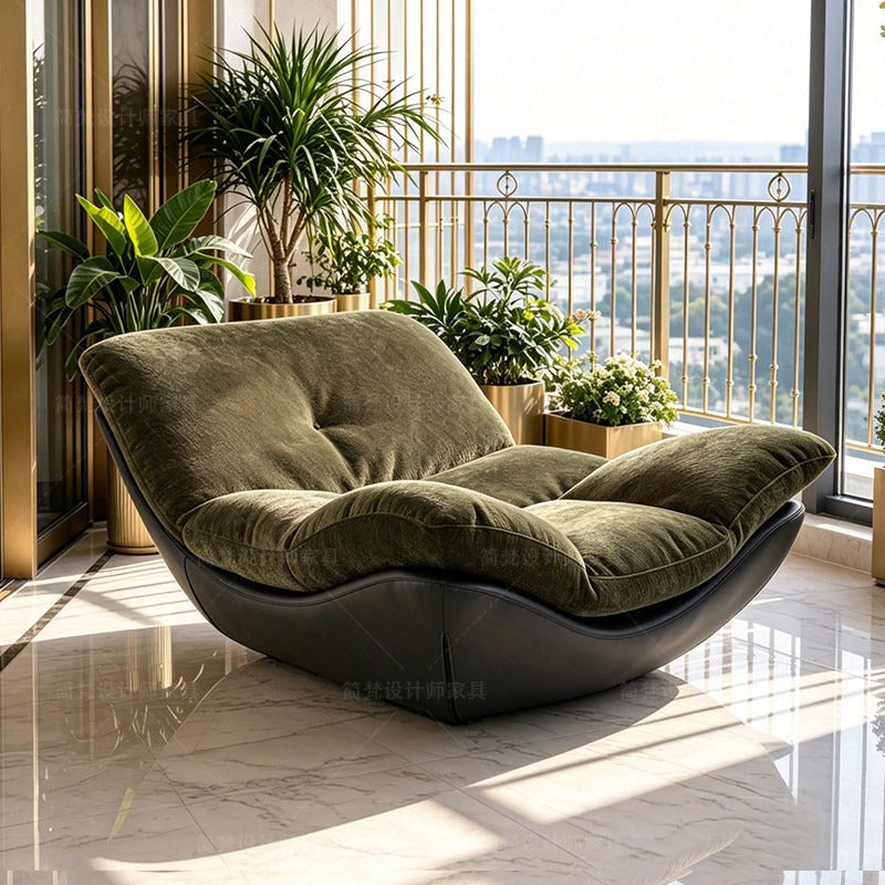 2026 new lazy sofa - sit or lie down - adult single chaise lounge - living room balcony high-end casual chair