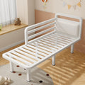 Spliced bed, soft-packed bed, widened iron kids bed, large bed, adults can sleep, spliced iron frame bed with guardrail crib