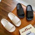 Thick sole slippers for women with a feeling of stepping on shit casual home for homebath non-slip can be worn outside sandals summer couple ins