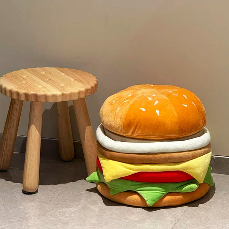 Hamburg storage stool small stool household cute storage box can sit shoe change stool low stool bench seat pier room good things