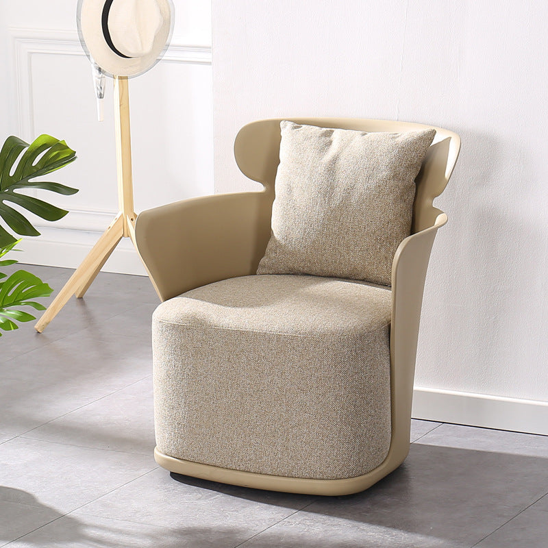 Influencer-approved creative home nordic light luxury single sofa chair, casual seating, small apartment living room backrest armchair