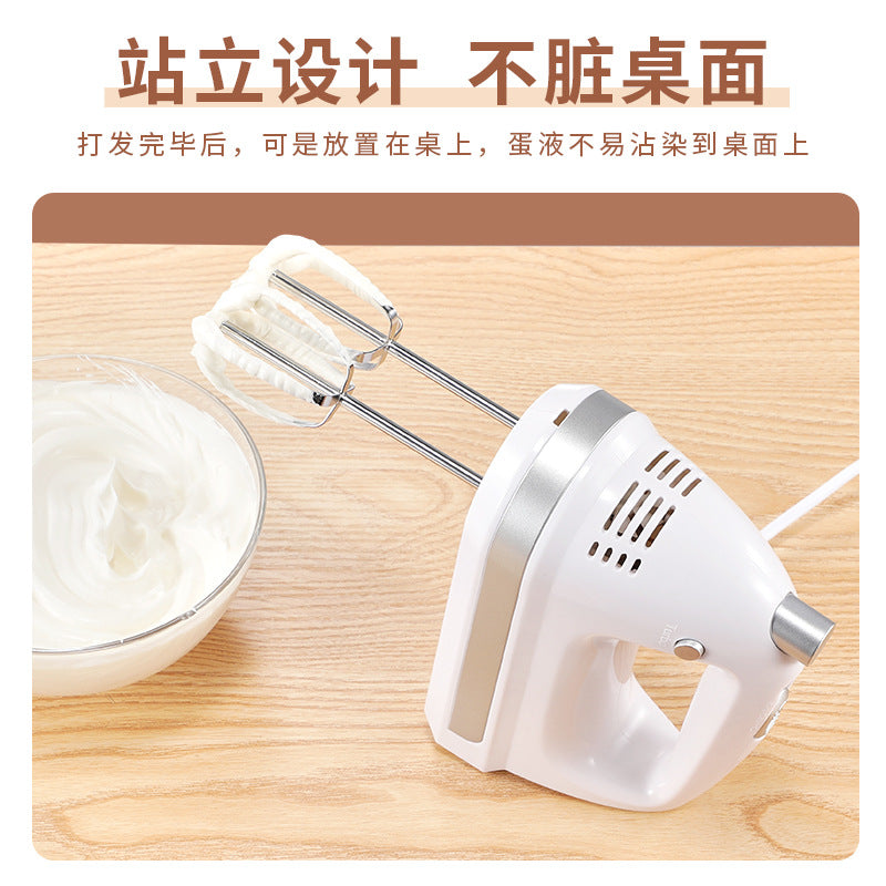 Factory direct home electric hand mixer, 5-speed low-noise cream whipper, model 6603 with storage box