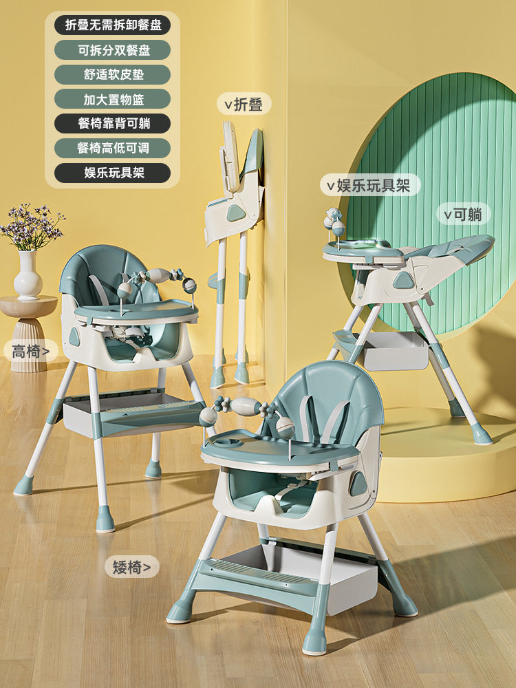 Baby Mobile Eating Children's Baby Dining Chair, Baby Chair Dining Table Chair Baby Dining Chair Eating Seat Plastic