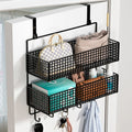 Over-the-door hook: your ultimate entryway organizer! wall-mounted, no-drill storage rack for bedroom closet, side-mounted clothes hanger