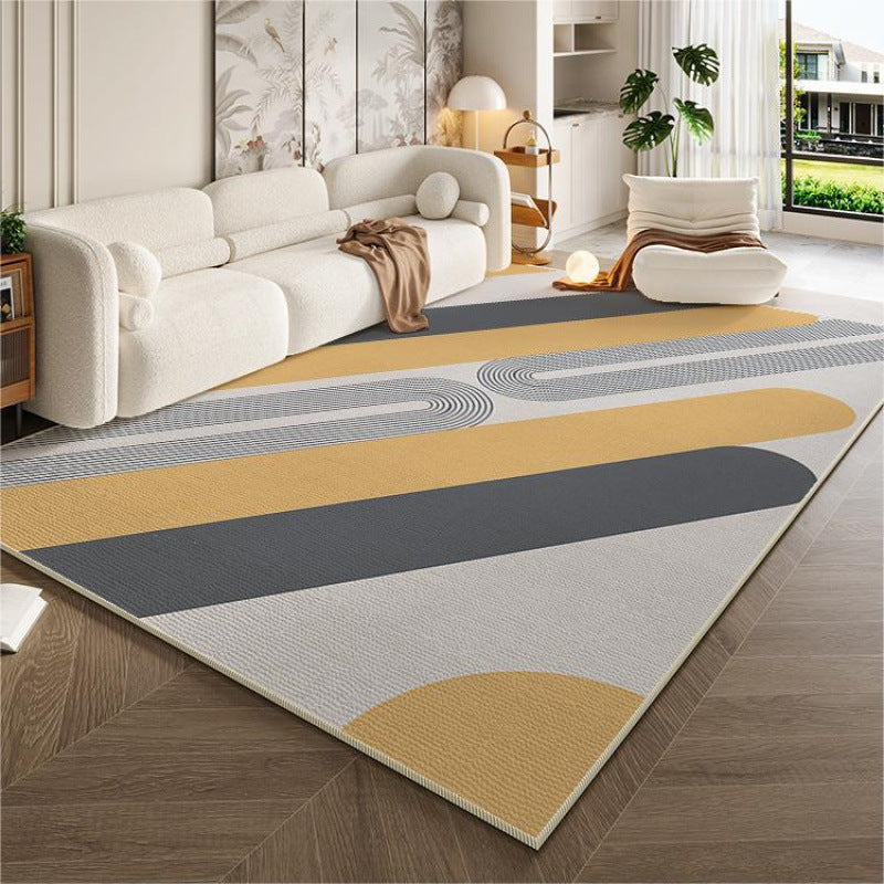 Cream style living room carpet accessible luxuryclassy sofa coffee table blanket for home non-slip carpet foot pad bedroom bedside blanket