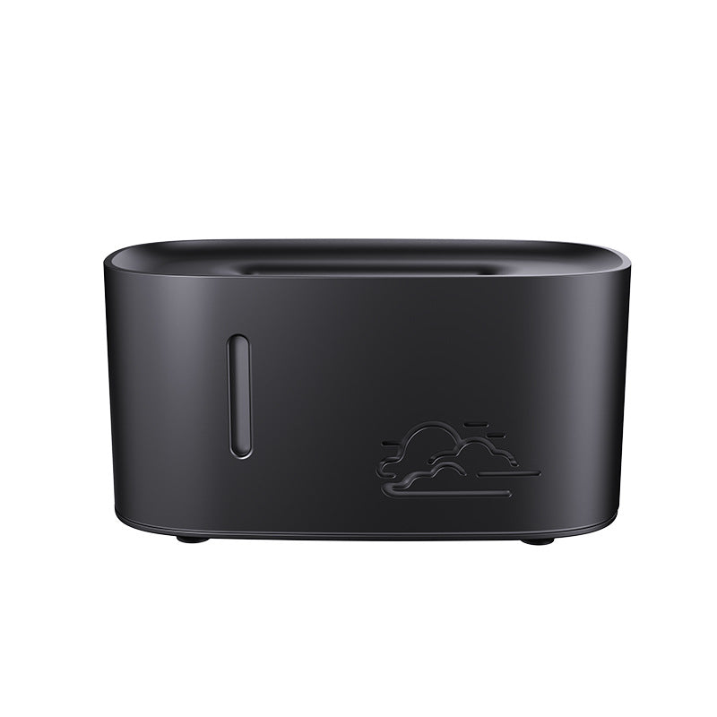 2025 new artificial flame diffuser - colorful gradient creative ultrasonic aroma diffuser humidifier for home use