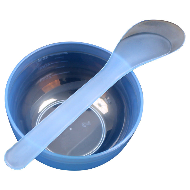 Beauty mask tool set #2: mask bowl + mixing spoon & spatula, makeup bowl, beauty supplies, spa mask mixing bowl set