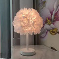 Bedroom bedside lamp champagne folding fabric princess table lamp american standard ins girl romantic wedding celebration lighting table lamp