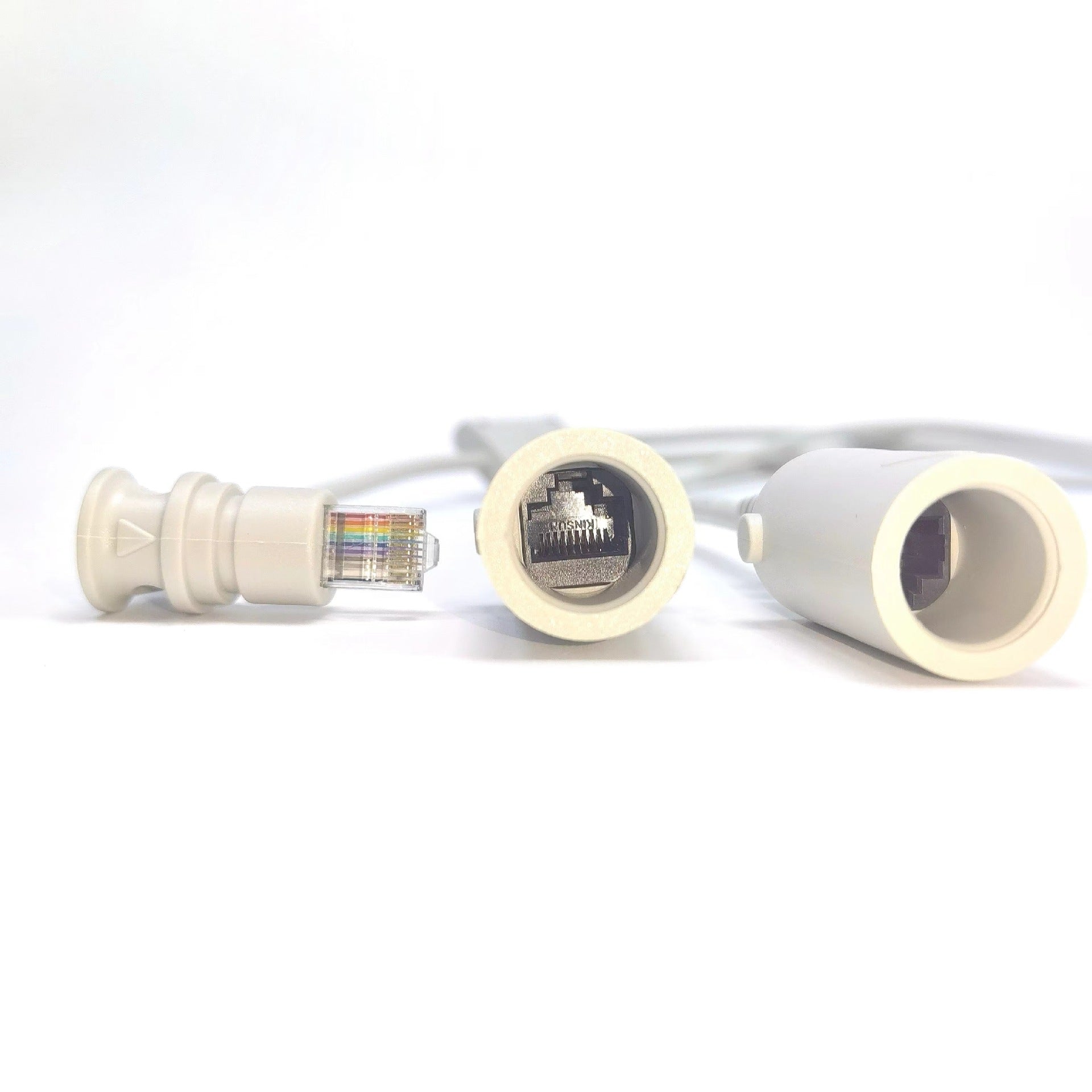 Customized 10-core RJ45 male-to-female one-to-two poe camera splitter, monitoring network Gigabit network cable