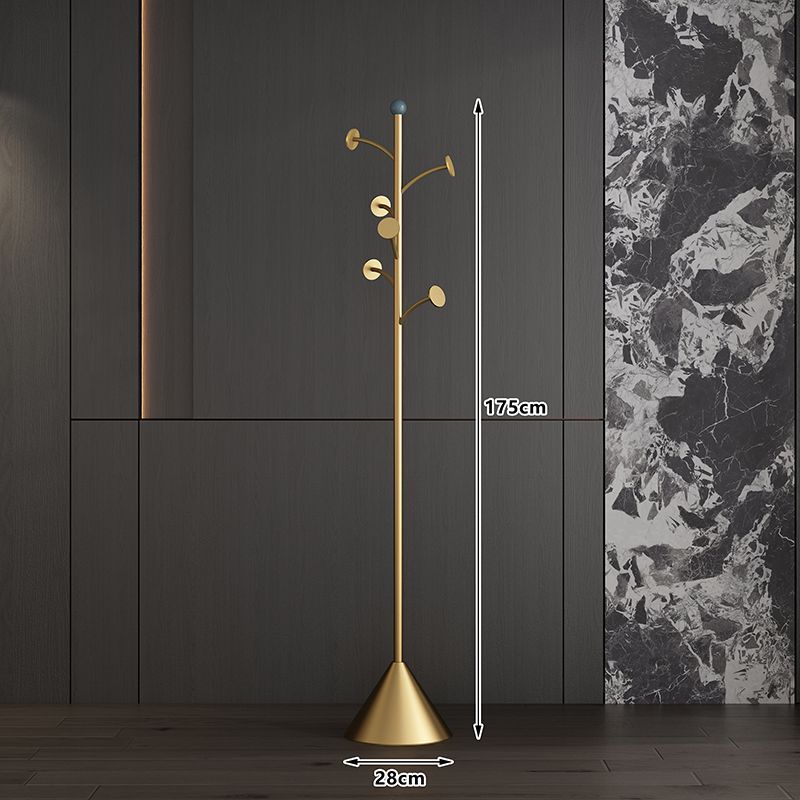 Casual clothes hanger italianaccessible luxury bedroom accessible luxury storage cream for home space floor-standing clothes coat rack shelf