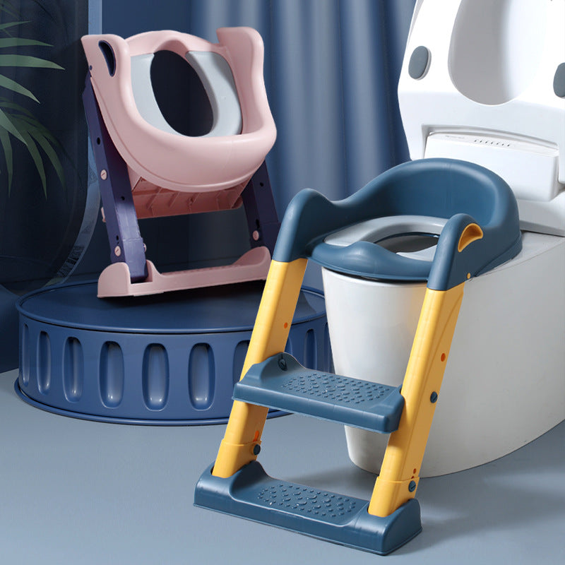Children's toilet stair-type toilet auxiliary pad for male and female babies, step stool, toilet seat