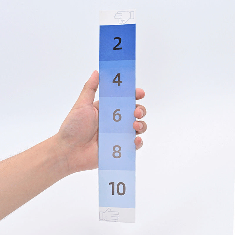 Measuring reaction speed ruler Scientific production of test paper Small experiment Primary school compulsory education Scientific supporting teaching material package