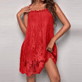 European and american new arrival plus size sexy lingerie lace babydoll nightgown - wholesale sexy underwear & sleepwear d243