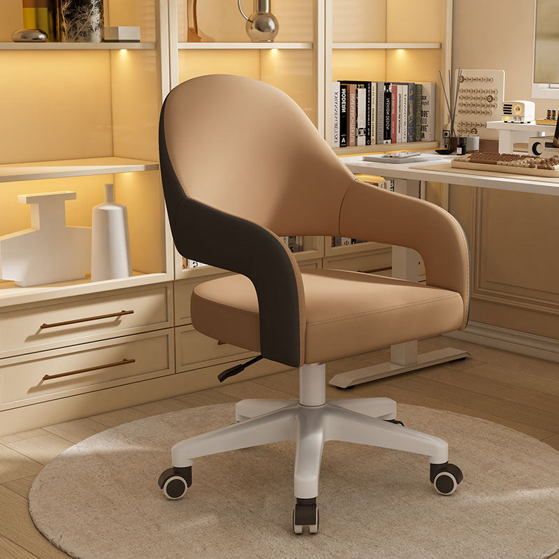 Comfortable designer adjustable height home office chair for bedroom, makeup desk, computer study, and writing desk - swivel chair