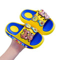 Kids' summer slippers: boys' and girls' indoor home cartoon non-slip soft sole cute outdoor sandals for toddlers and big kids