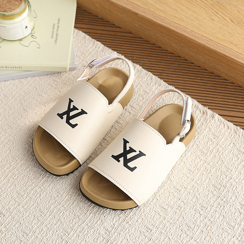 Women's summer outdoor slippers  new anti-slip thong sandals couple beach korean style trendy fashionable influencer sandals