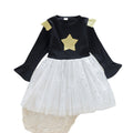 Korean style summer new five-star girl's dress chiffon children's dress princess dress - direct from the children's wear manufacturer