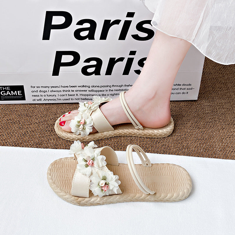 New versatile women's sandals & slippers - perfect for summer, stylish for outdoor wear, fairycore style, dress-matching, beach & seaside sandals