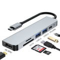 Usbhub docking station is suitable for macbook apple notebook six-in-one docking station type-c