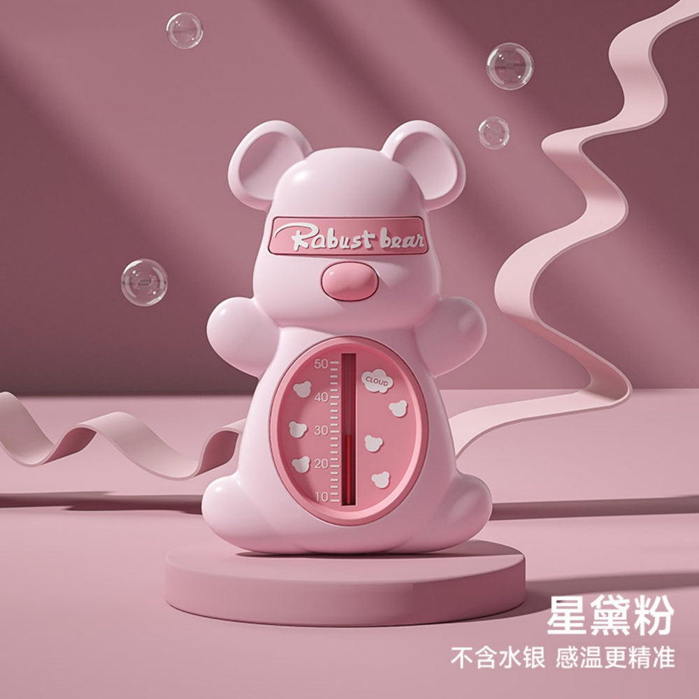Baby cartoon cute thermometer - adorable bear design for bath water temperature measurement - safe for children's bathing