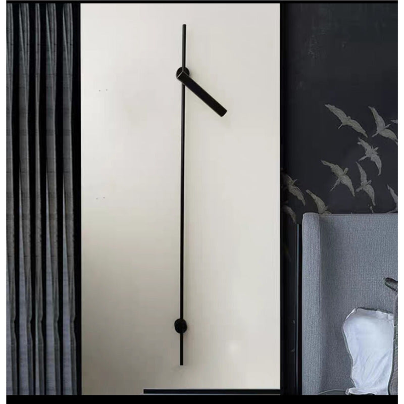 Modern minimalist bedroom bedside wall sconce with multi-head design, adjustable angle spotlight for living room, hallway, and aisle