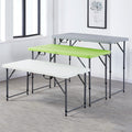 Foldable table stall outdoor portable simple for home plastic study desk bench table rectangular dining table