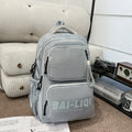 supply backpack - unisex, waterproof, multifunctional travel backpack with printed lettering, suitable for laptops