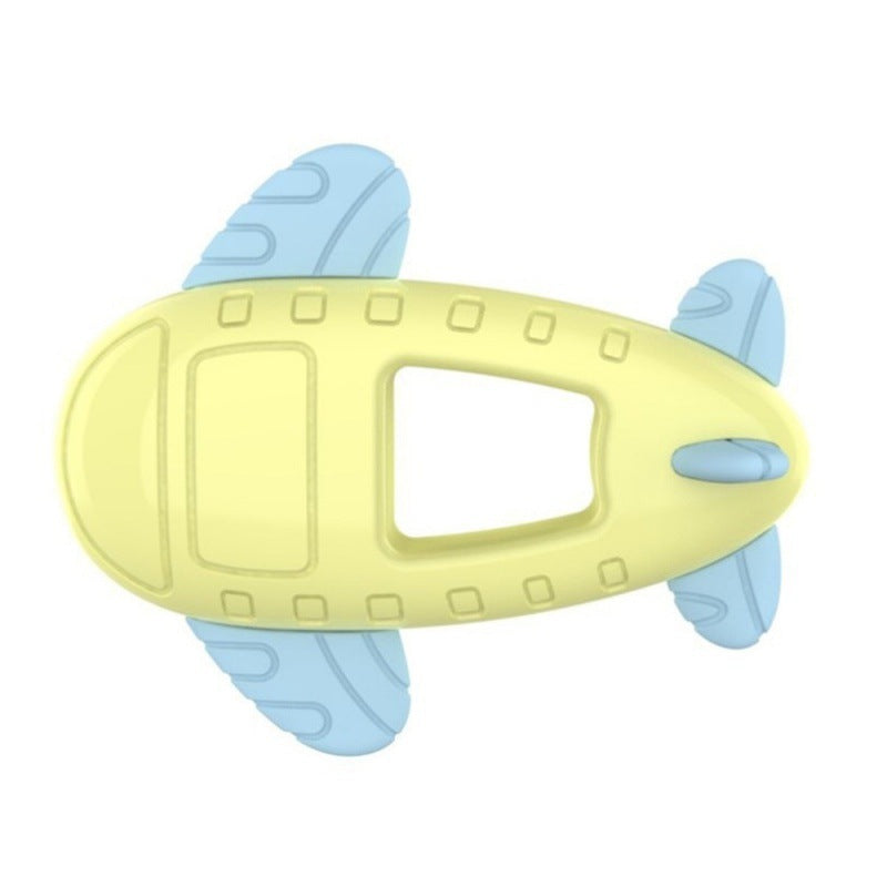 Cross-border  export newborn baby rattle soothing toy 0-1 year old tooth grinding stick boiled tooth glue manufacturer