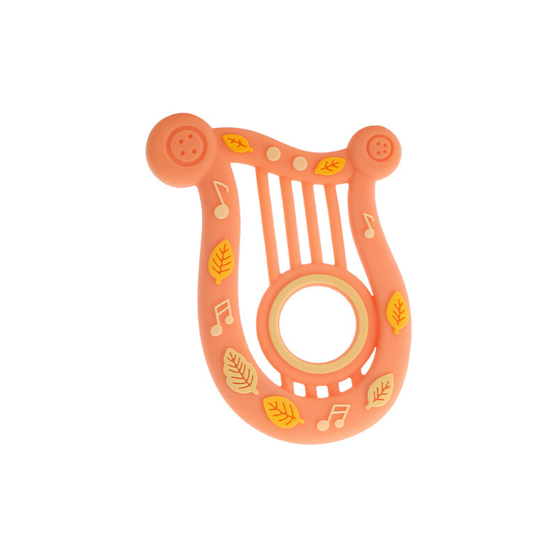 Food Grade Silicone Toothpaste Color Double Grip Buttons New 2025 Baby Bite Gum Baby Teething Chewing Toy
