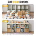 Freestanding steel bookcase for home use - modular grid design, wall-mounted or freestanding, multi-tier bookshelf, children's iron art storage rack