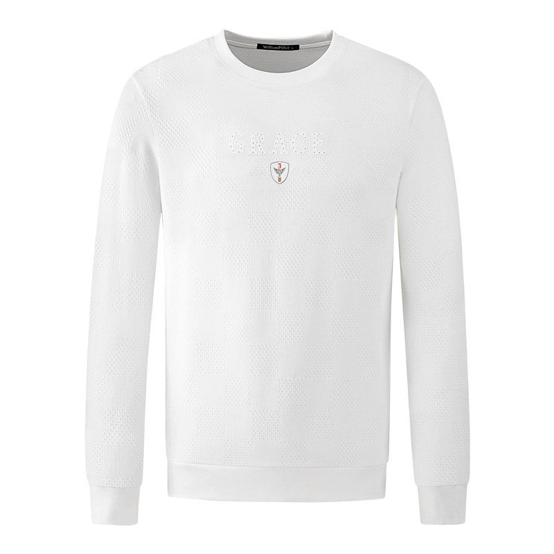 Emperor Paul Sweater Men's Autumn New Crew Neck Pullover Bottom Shirt Fashion Casual Long Sleeve T-Shirt Men's Sweater