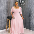 hot diamond fashiondress african export  plus size women's clothing fashion bridesmaid dress