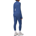 High-waisted, butt-lifting, form-fitting yoga set. solid color, seamless, stand-up collar, longline activewear. perfect for outdoor running and fitness