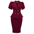 D625 european and american  cross-border  summer new arrival elegant plus size women's lapel african fashion suit