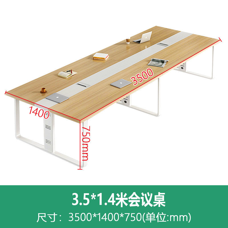 Saint li conference table long table casual modern large and small furniture staff training table negotiation reception bench table and chair set